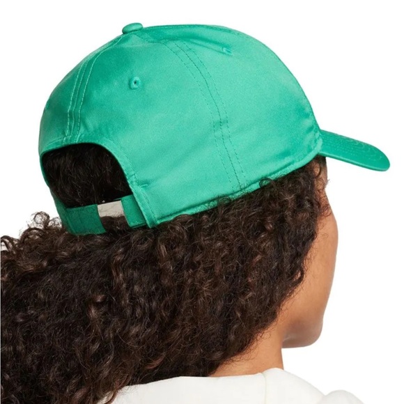 Nike Dri-FIT Club Cap Green Metal - Women’s - Size M/L Like New Golf Hat Tennis - Picture 2 of 6